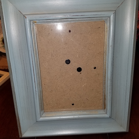 Hobby Lobby Other - HOBBY LOBBY farmhouse style blue and gold picture frame